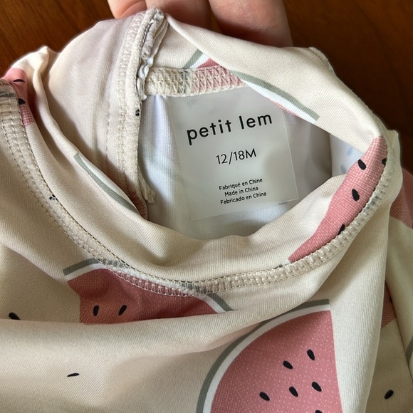 Baby girl watermelon swim set - Picture 3 of 5